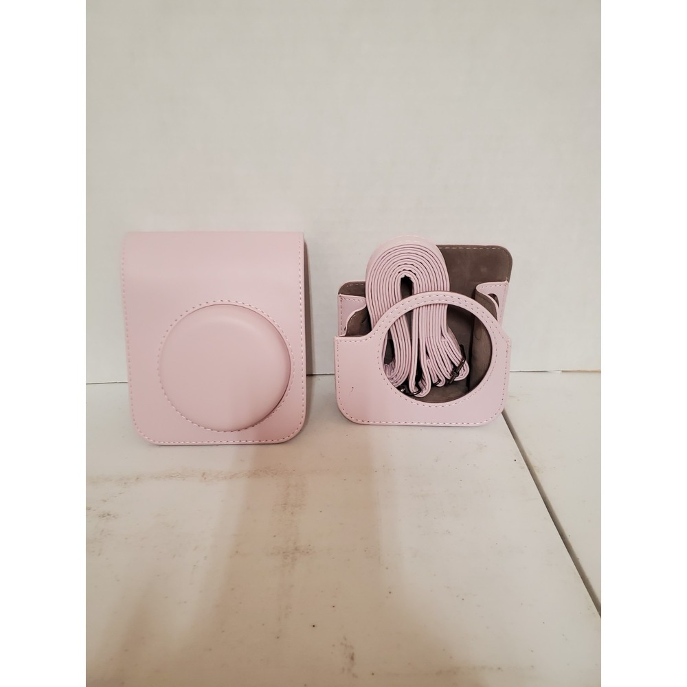 NEW Instax mini 8/9 camera carrier with straps light pink